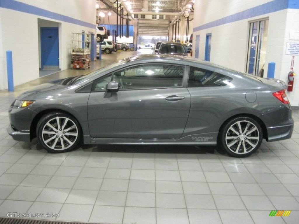 Polished Metal Metallic 2012 Honda Civic Si Coupe Exterior Photo #56308341
