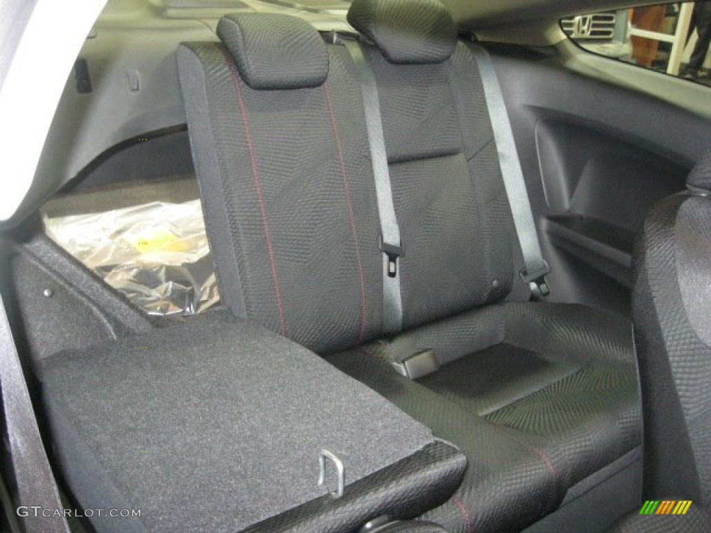 Black Interior 2012 Honda Civic Si Coupe Photo #56308458