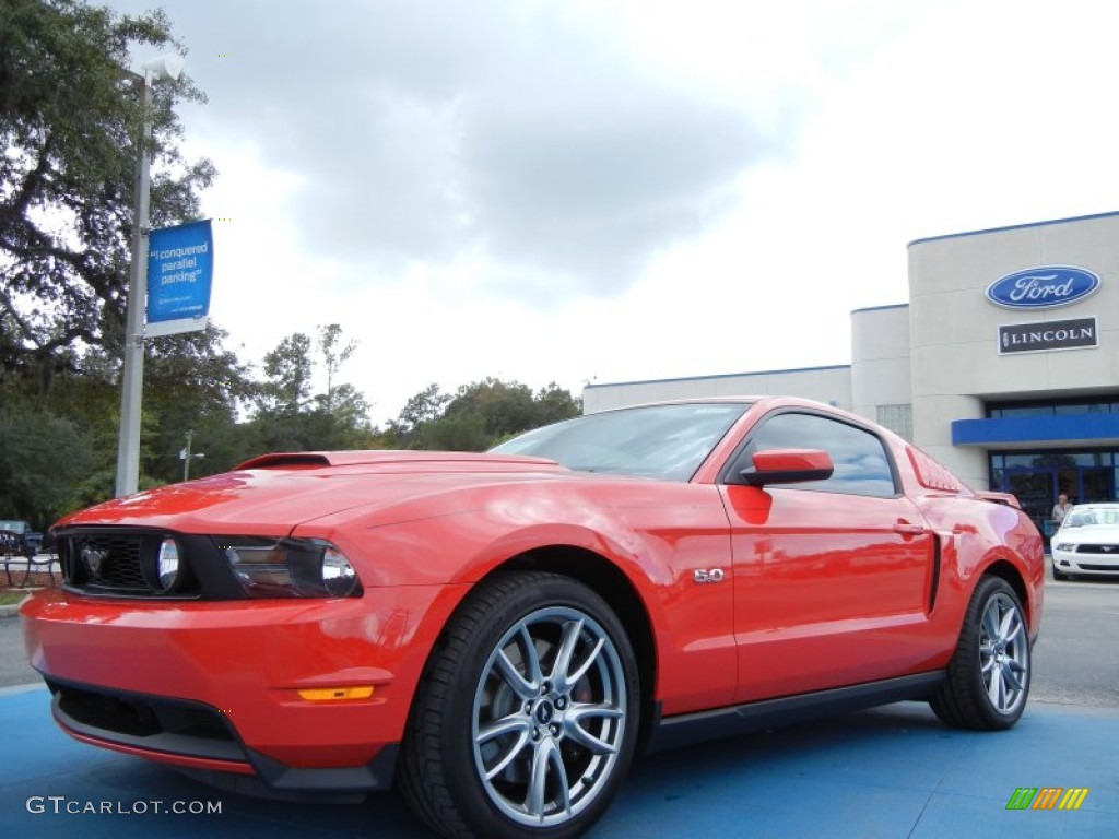 2012 Mustang GT Coupe - Race Red / Charcoal Black photo #1