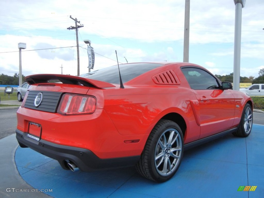 2012 Mustang GT Coupe - Race Red / Charcoal Black photo #3