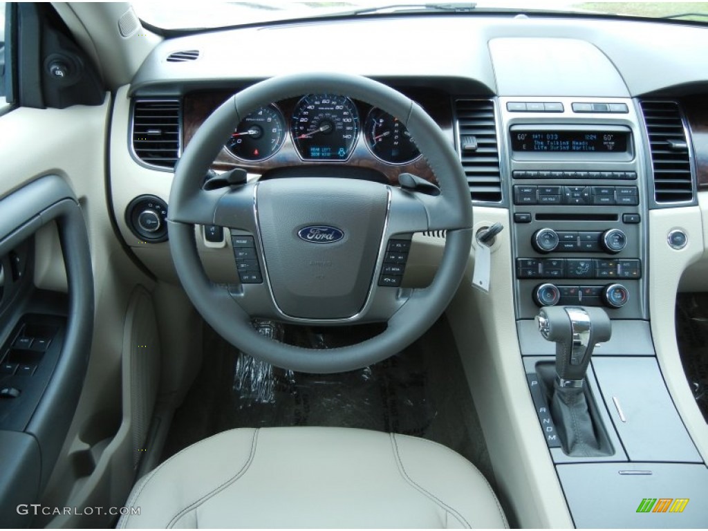 2012 Ford Taurus SEL Light Stone Dashboard Photo #56308740
