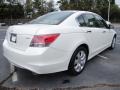 2009 White Diamond Pearl Honda Accord EX-L V6 Sedan  photo #5