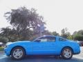 2012 Grabber Blue Ford Mustang V6 Coupe  photo #2