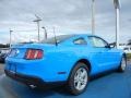 2012 Grabber Blue Ford Mustang V6 Coupe  photo #3