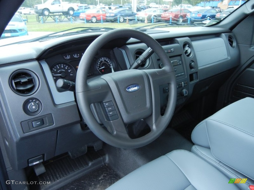 2011 Ford F150 XL Regular Cab Steel Gray Dashboard Photo #56310177