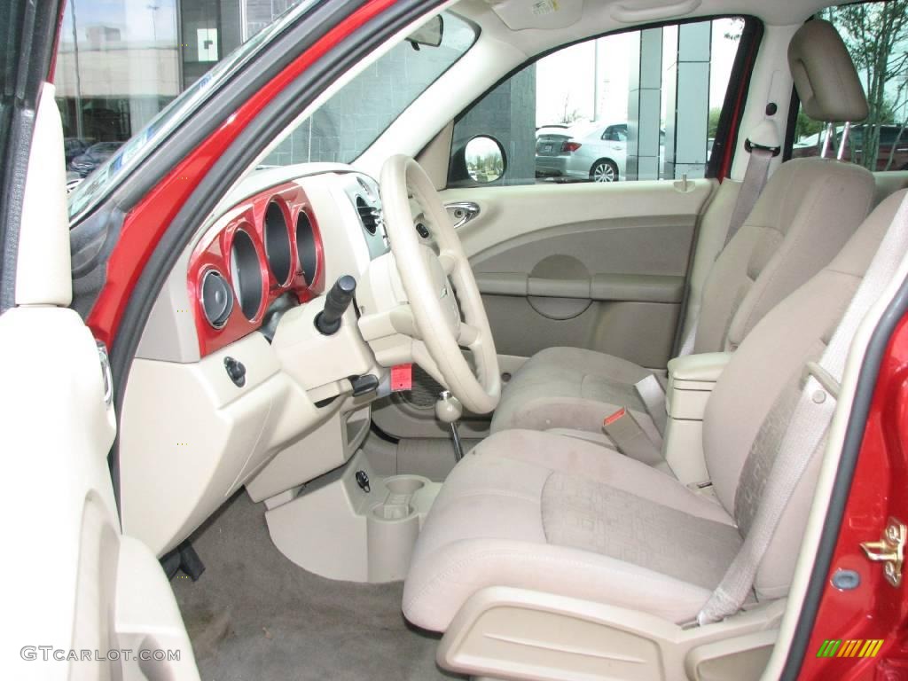 2006 PT Cruiser Touring - Inferno Red Crystal Pearl / Pastel Pebble Beige photo #9