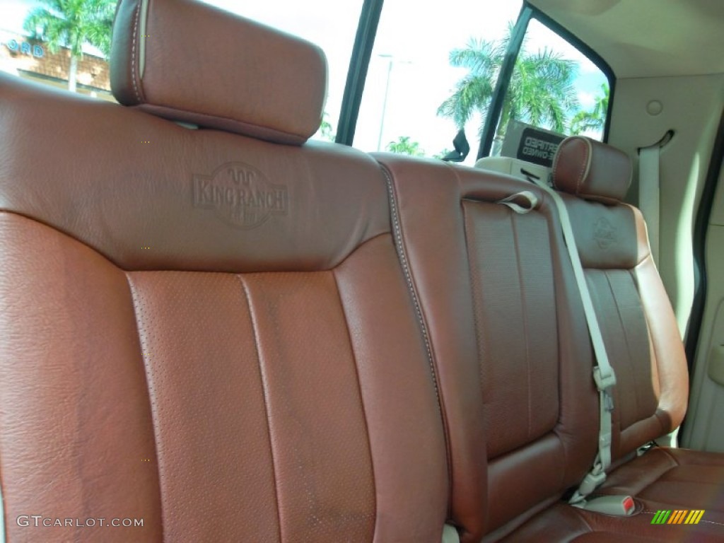2009 F150 King Ranch SuperCrew 4x4 - Dark Blue Pearl Metallic / Chaparral Leather/Camel photo #25