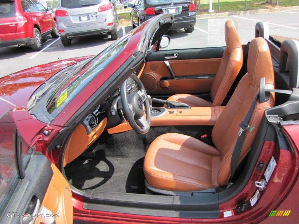 2007 MX-5 Miata Grand Touring Roadster - Copper Red Mica / Tan photo #10