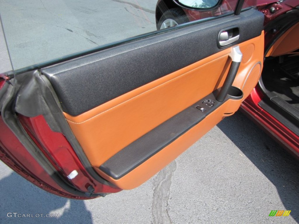 2007 Mazda MX-5 Miata Grand Touring Roadster Tan Door Panel Photo #56313735
