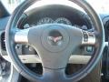 Ebony 2008 Chevrolet Corvette Convertible Steering Wheel