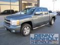 2007 Blue Granite Metallic Chevrolet Silverado 1500 LT Z71 Crew Cab 4x4  photo #1