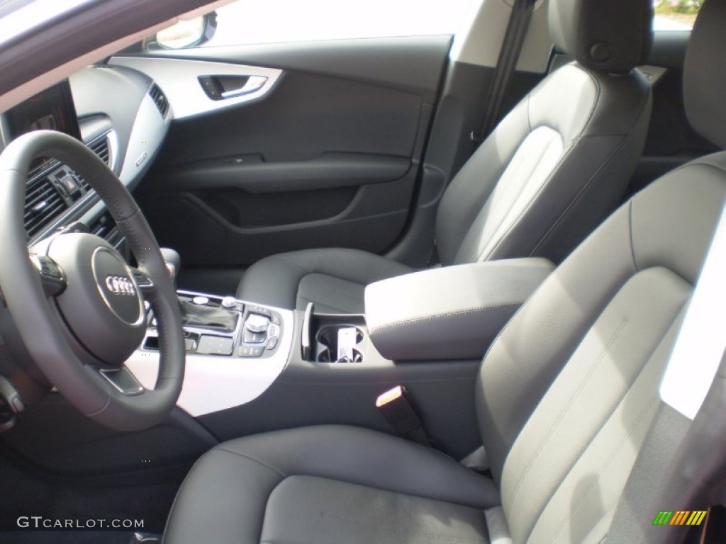 Black Interior 2012 Audi A7 3.0T quattro Premium Photo #56315265