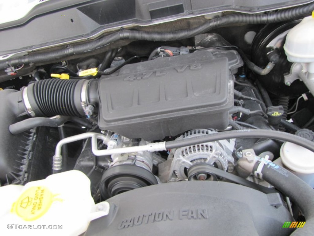 2008 Dodge Ram 1500 SXT Quad Cab 4.7 Liter SOHC 16-Valve Flex Fuel Magnum V8 Engine Photo #56316135