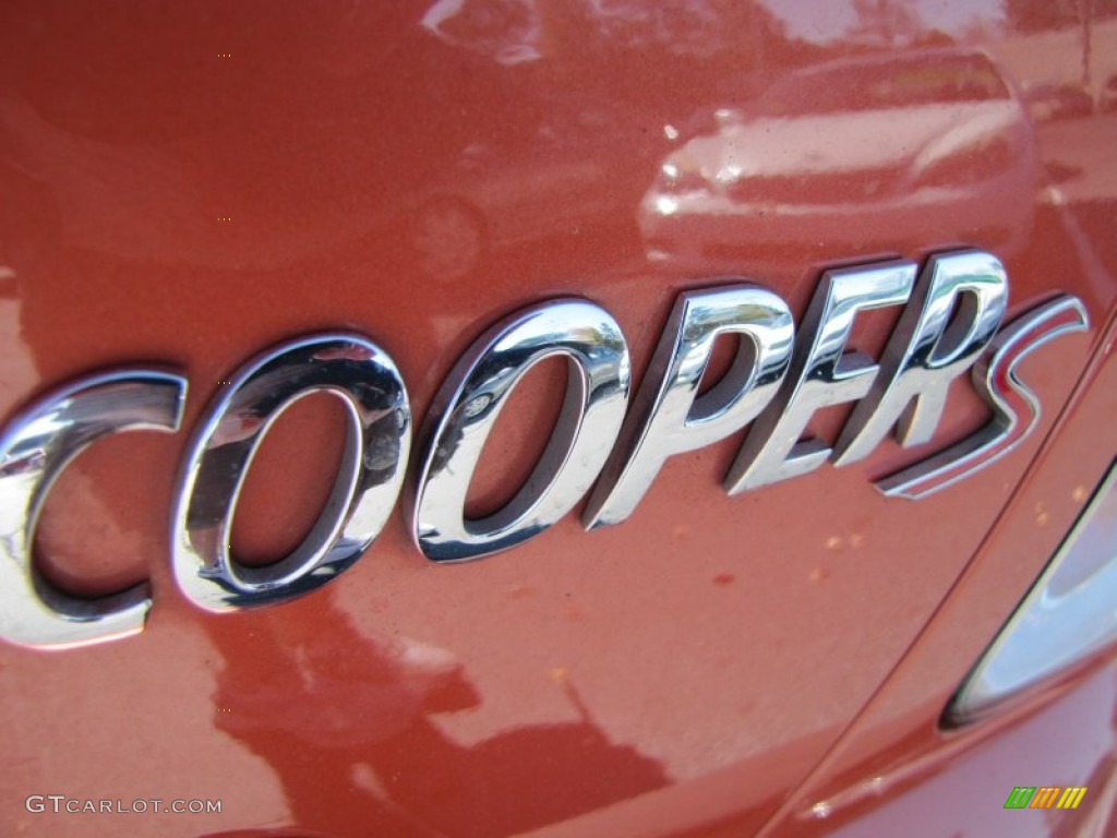 2006 Cooper S Convertible - Hot Orange Metallic / Black/Panther Black photo #12