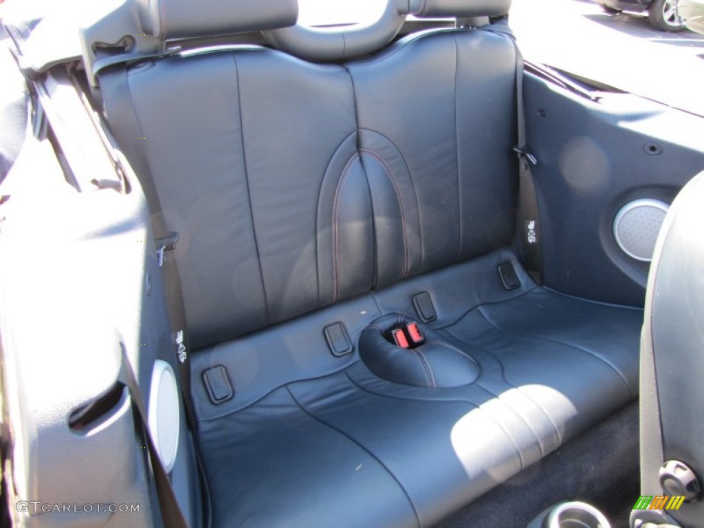 2006 Cooper S Convertible - Hot Orange Metallic / Black/Panther Black photo #13