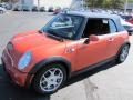 2006 Hot Orange Metallic Mini Cooper S Convertible  photo #16