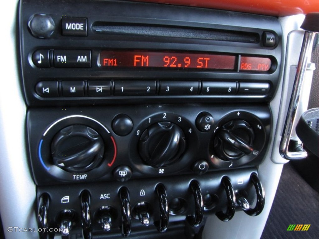 2006 Cooper S Convertible - Hot Orange Metallic / Black/Panther Black photo #20