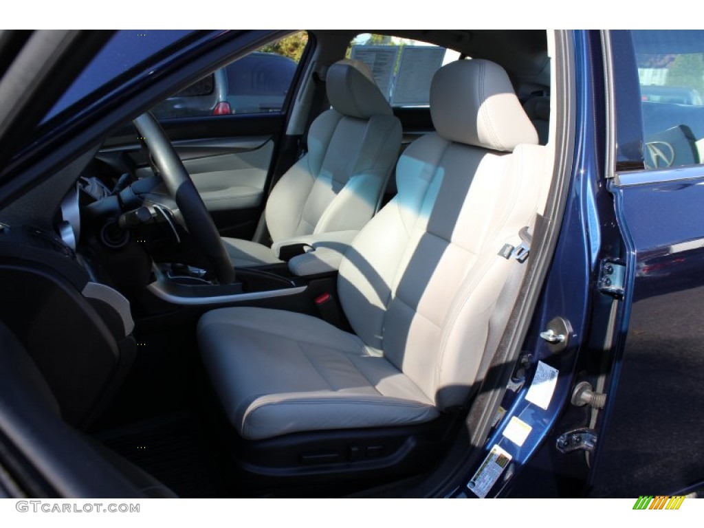 Taupe/Ebony Interior 2009 Acura TL 3.7 SH-AWD Photo #56317500