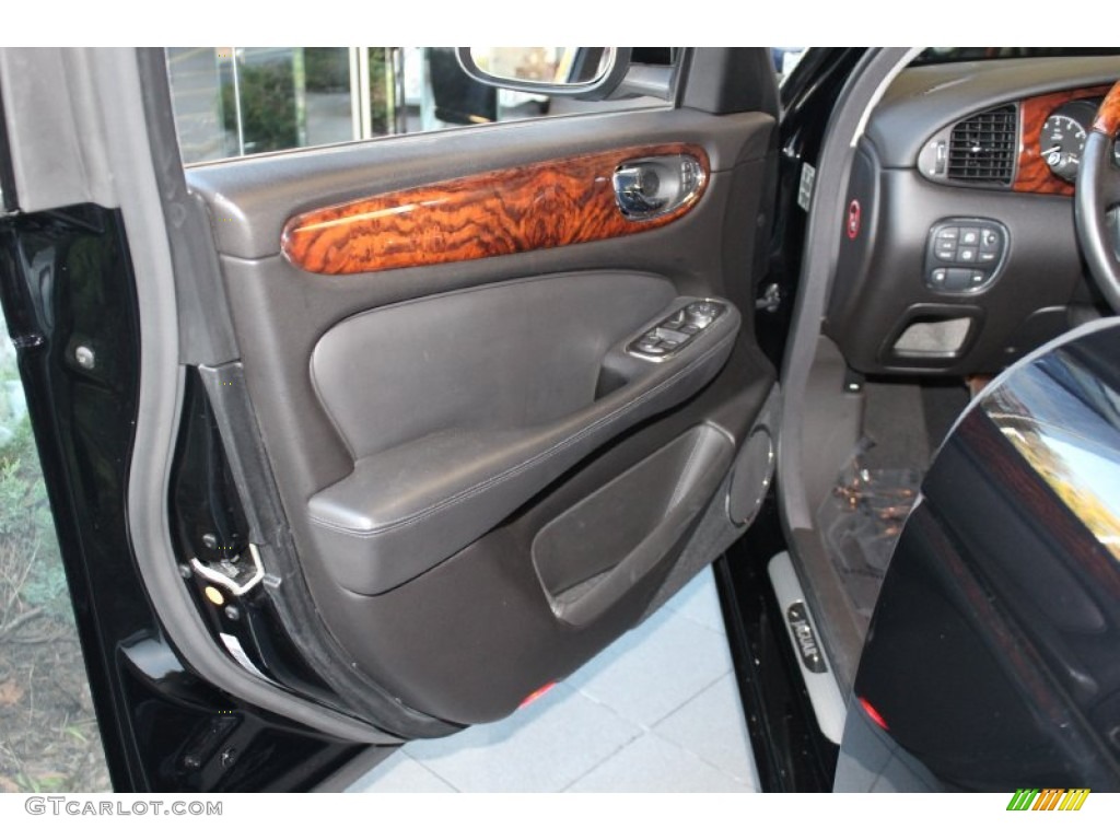 2008 Jaguar XJ XJ8 Charcoal Door Panel Photo #56317740