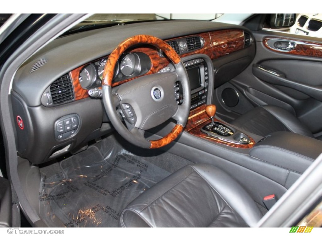 Charcoal Interior 2008 Jaguar XJ XJ8 Photo #56317749
