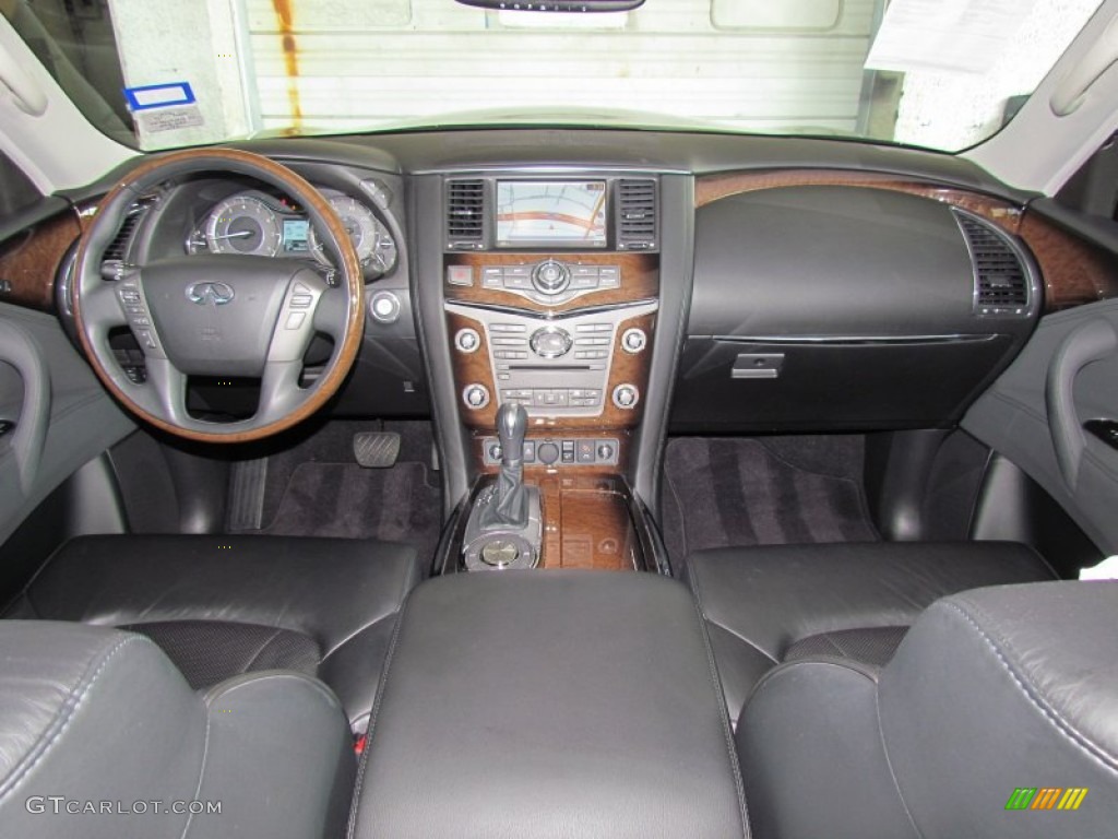 2011 Infiniti QX 56 Graphite Dashboard Photo #56317821
