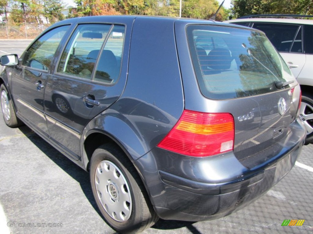2006 Golf GL 4 Door - Blue Anthracite Metallic / Black photo #2