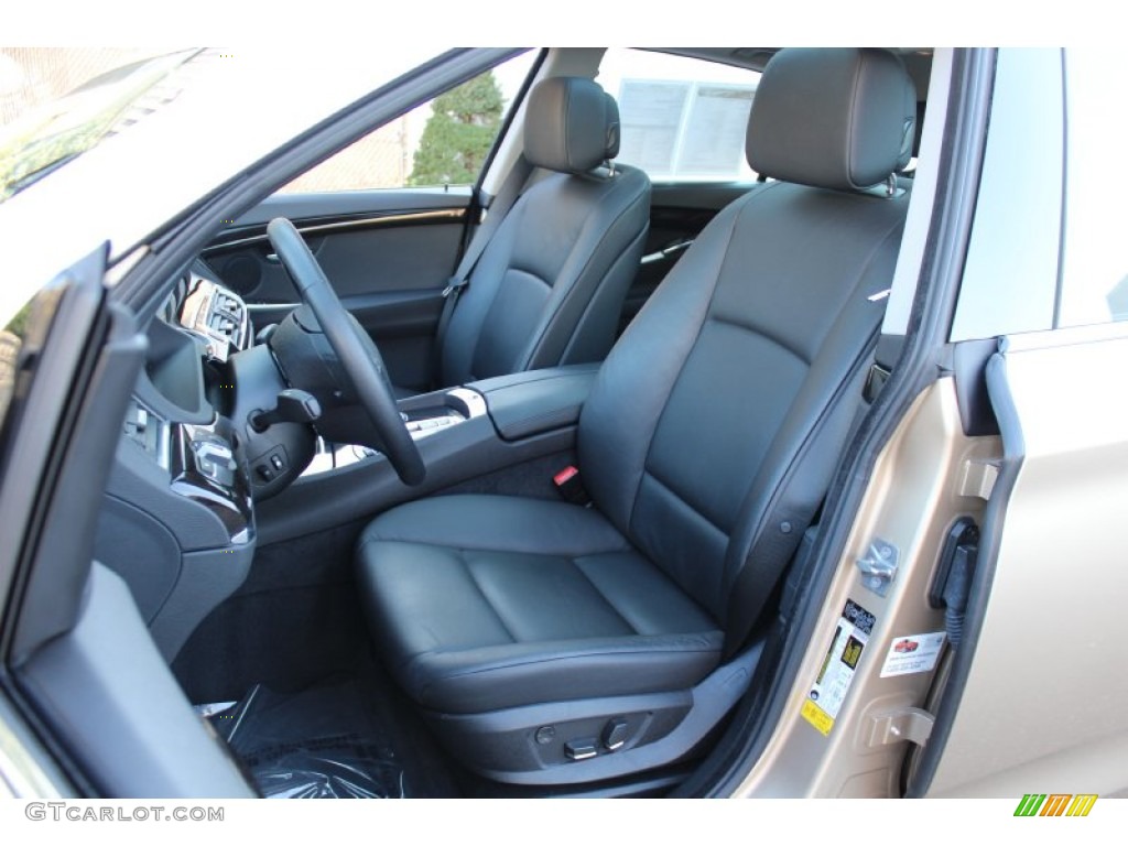 Black Interior 2011 BMW 5 Series 550i Gran Turismo Photo #56318325