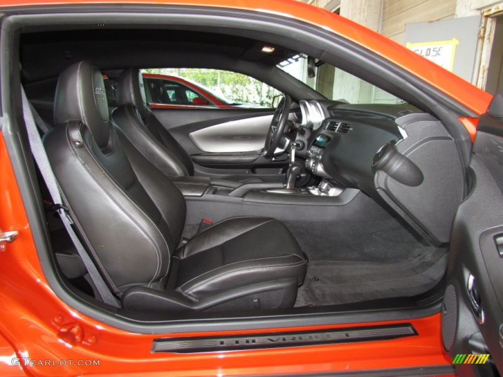 Black Interior 2010 Chevrolet Camaro SS Coupe Photo #56318382