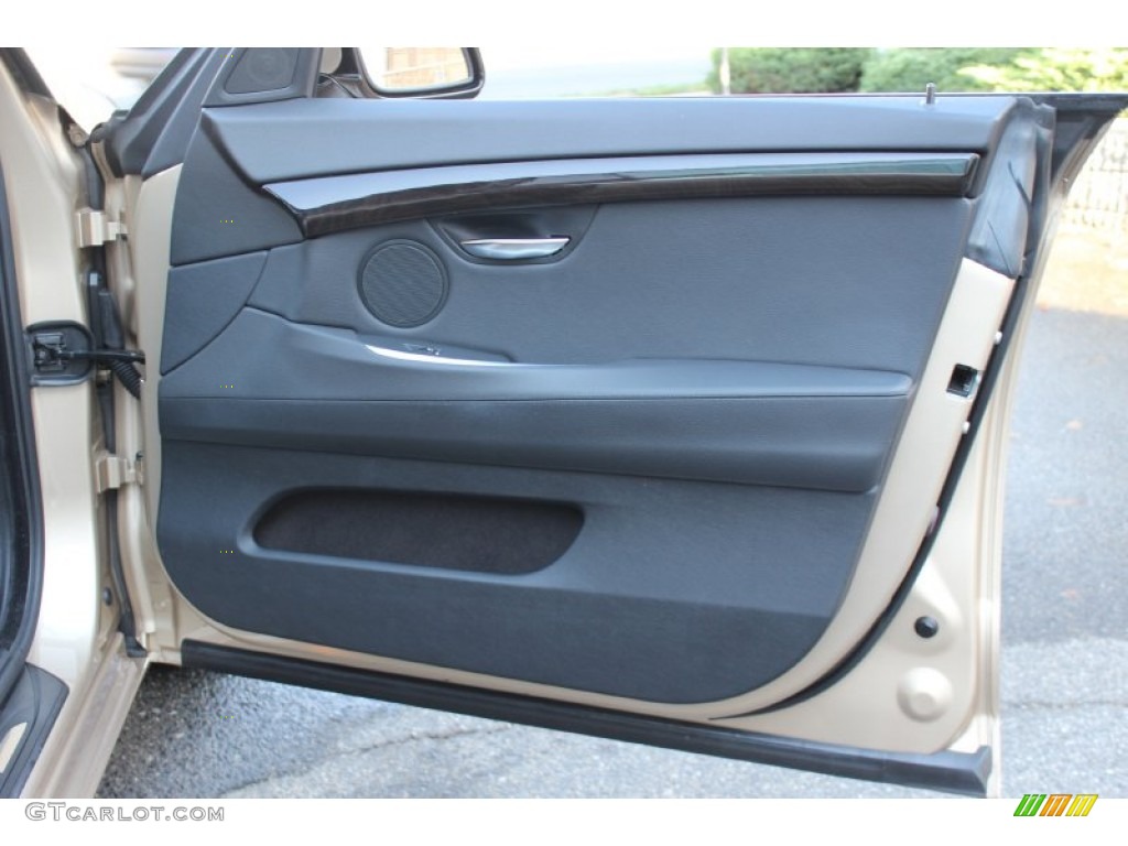 2011 BMW 5 Series 550i Gran Turismo Black Door Panel Photo #56318442