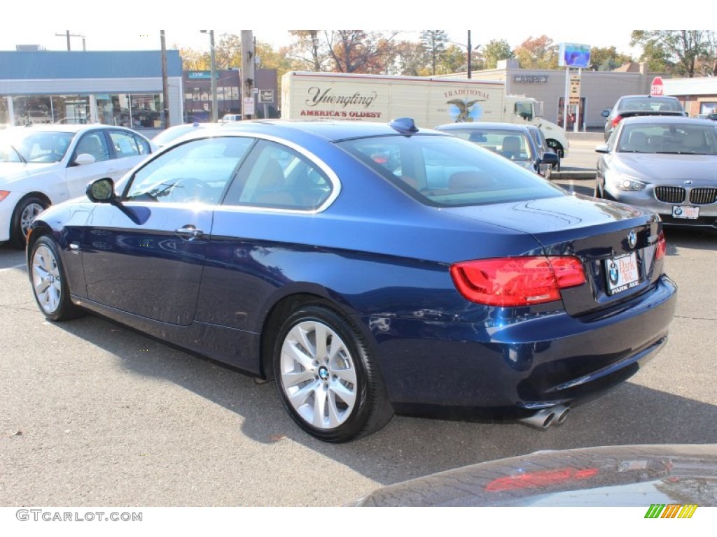 2011 3 Series 328i xDrive Coupe - Deep Sea Blue Metallic / Saddle Brown Dakota Leather photo #7