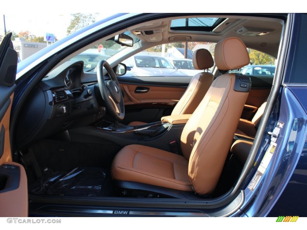 2011 3 Series 328i xDrive Coupe - Deep Sea Blue Metallic / Saddle Brown Dakota Leather photo #11