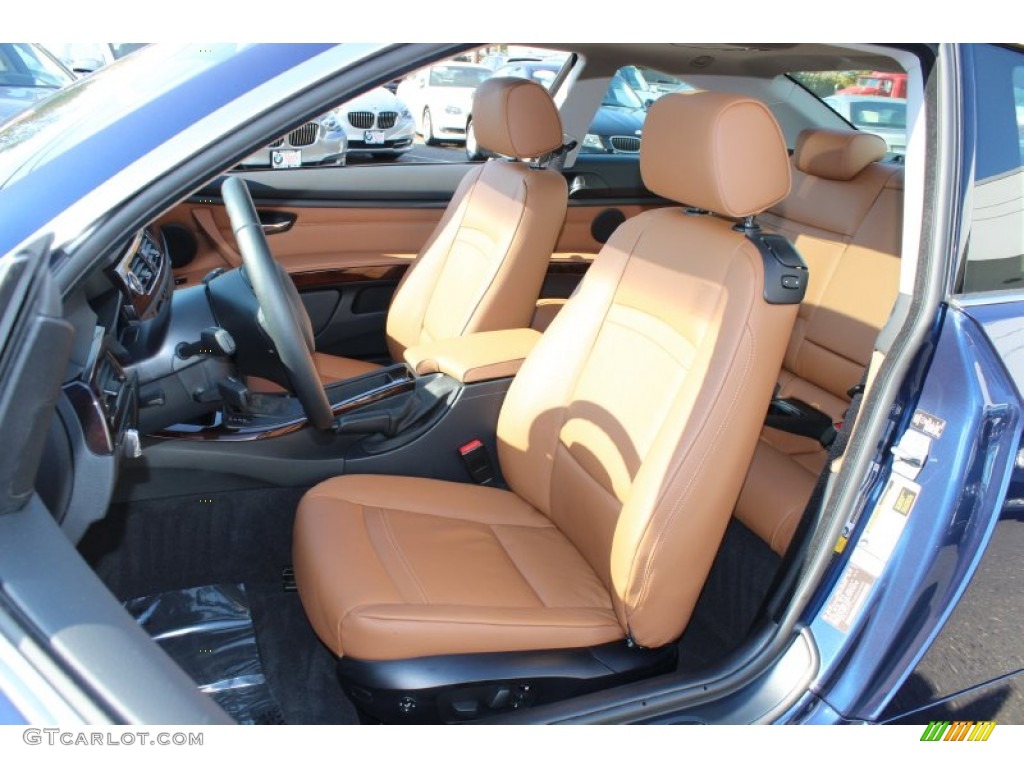 2011 3 Series 328i xDrive Coupe - Deep Sea Blue Metallic / Saddle Brown Dakota Leather photo #12