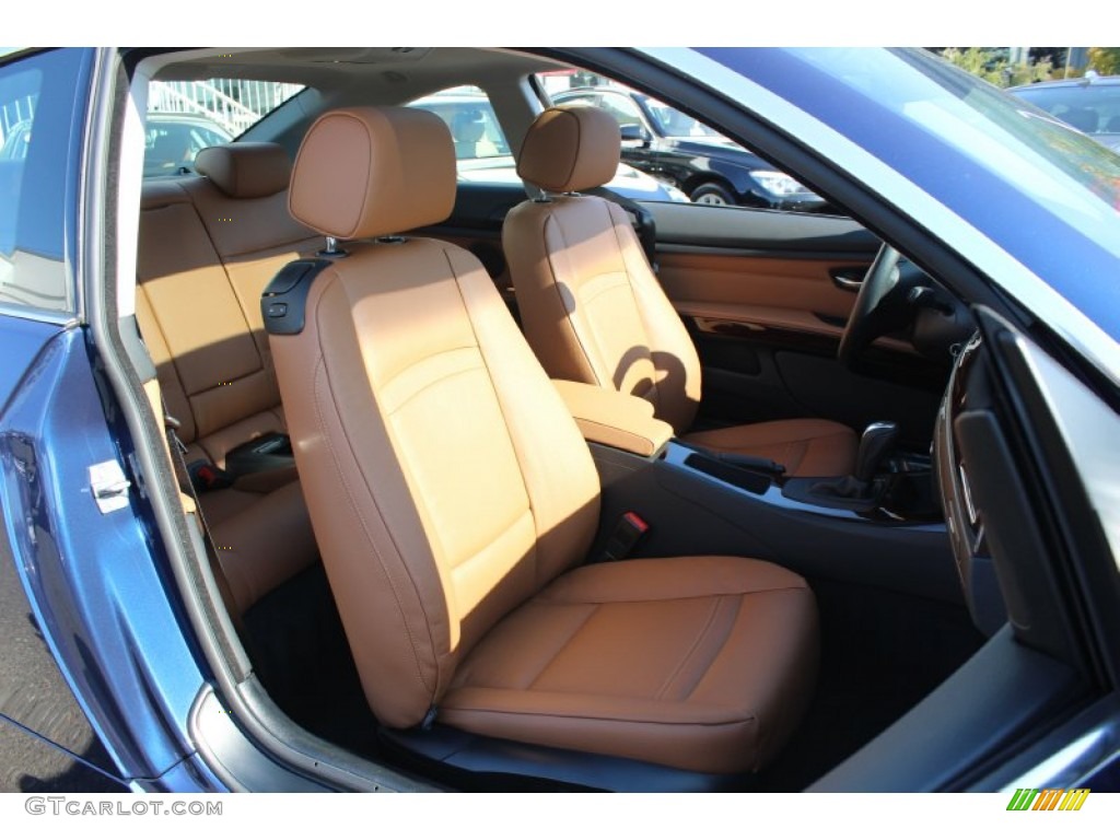 2011 3 Series 328i xDrive Coupe - Deep Sea Blue Metallic / Saddle Brown Dakota Leather photo #27