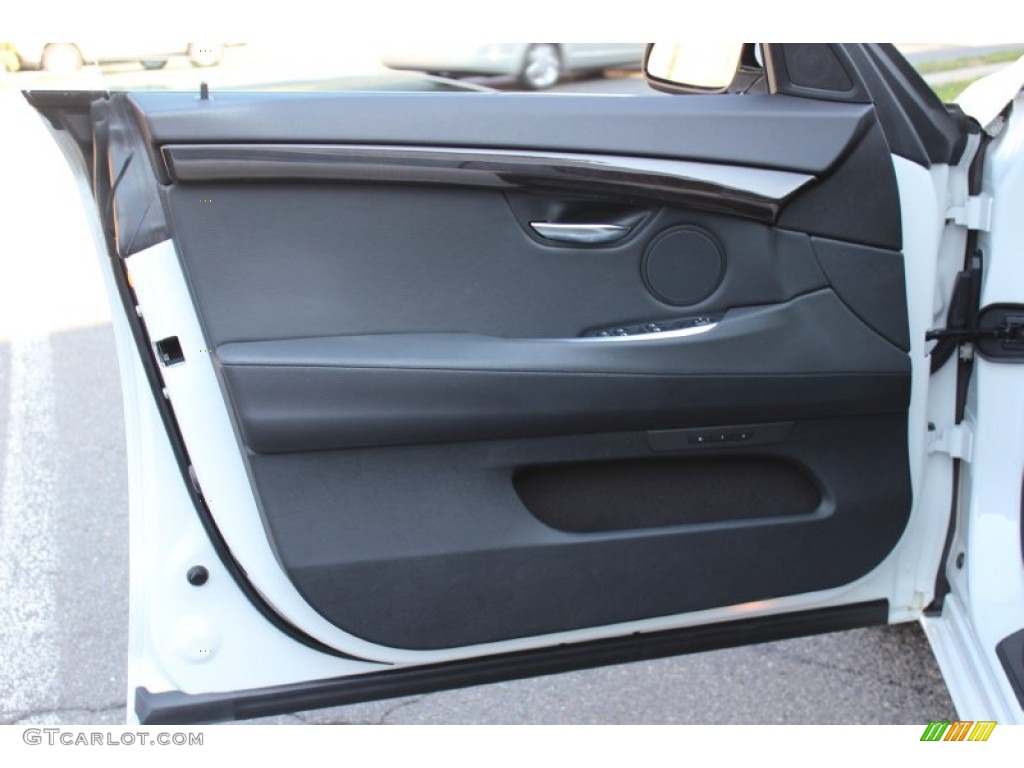 2011 BMW 5 Series 535i xDrive Gran Turismo Black Door Panel Photo #56318889