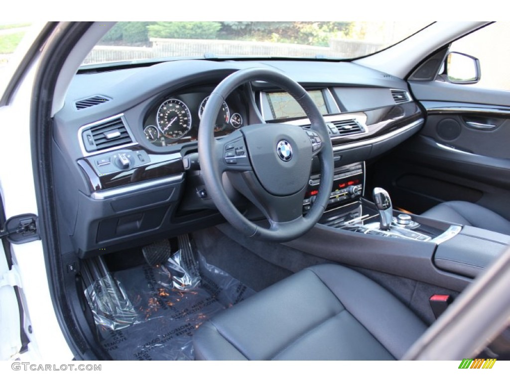 Black Interior 2011 BMW 5 Series 535i xDrive Gran Turismo Photo #56318897