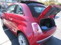 2012 Rosso Brillante (Red) Fiat 500 c cabrio Lounge  photo #6