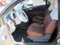 Pelle Marrone/Avorio (Brown/Ivory) Interior Photo for 2012 Fiat 500 #56319564