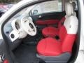 Tessuto Rosso/Avorio (Red/Ivory) Interior Photo for 2012 Fiat 500 #56319819