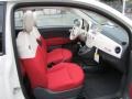 Tessuto Rosso/Avorio (Red/Ivory) Interior Photo for 2012 Fiat 500 #56319846
