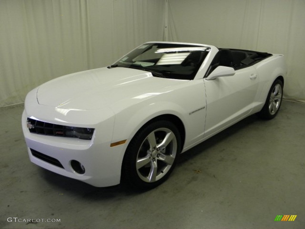 Summit White 2012 Chevrolet Camaro LT Convertible Exterior Photo #56319919