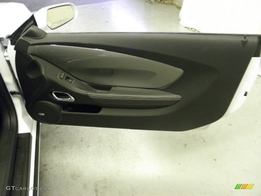 2012 Chevrolet Camaro LT Convertible Black Door Panel Photo #56319945