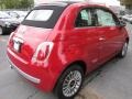 Rosso Brillante (Red) 2012 Fiat 500 c cabrio Lounge Exterior