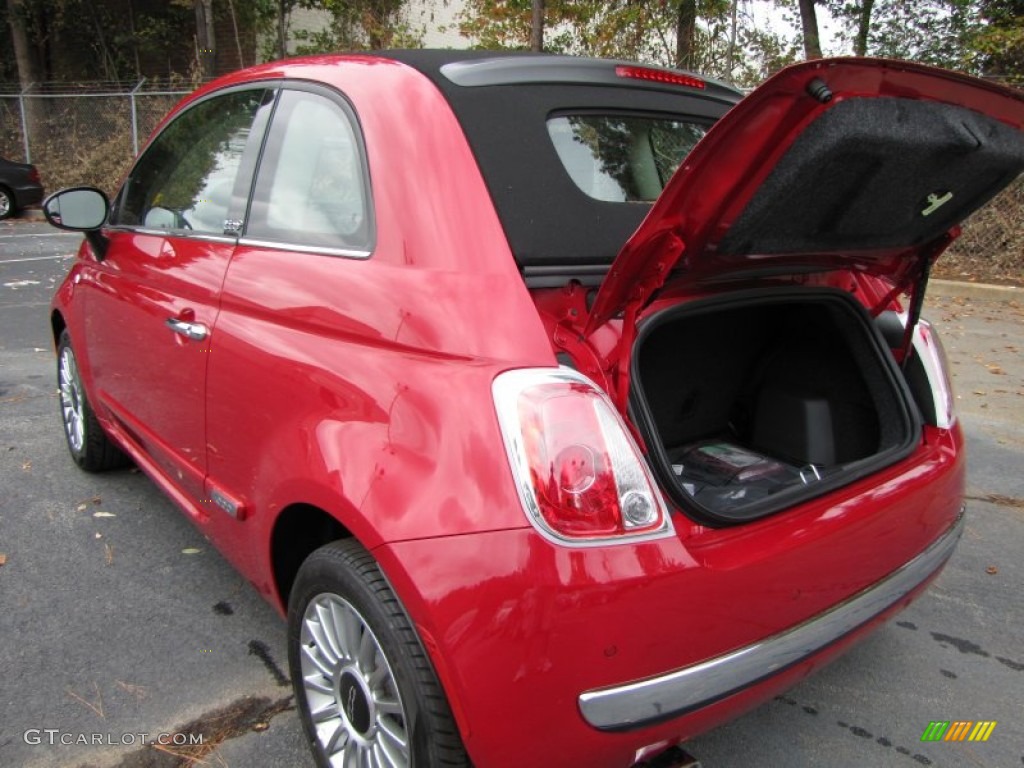 2012 Fiat 500 c cabrio Lounge Trunk Photo #56320321