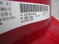  2012 500 c cabrio Lounge Rosso Brillante (Red) Color Code PRA
