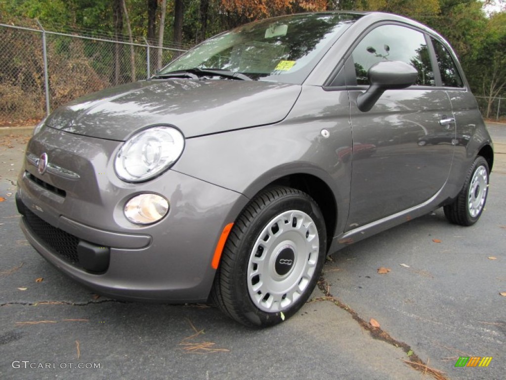 Grigio (Grey) 2012 Fiat 500 Pop Exterior Photo #56320518