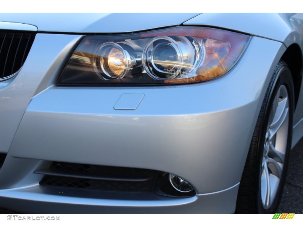 2008 3 Series 328xi Sedan - Titanium Silver Metallic / Black photo #30