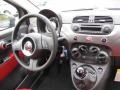 Tessuto Rosso/Nero (Red/Black) 2012 Fiat 500 Pop Dashboard