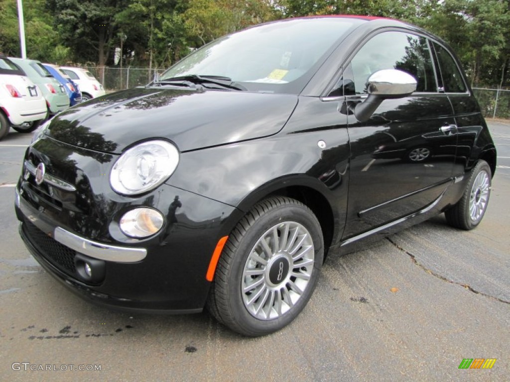 Nero (Black) 2012 Fiat 500 c cabrio Lounge Exterior Photo #56320978