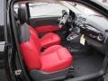 Pelle Rosso/Nera (Red/Black) Interior Photo for 2012 Fiat 500 #56321065