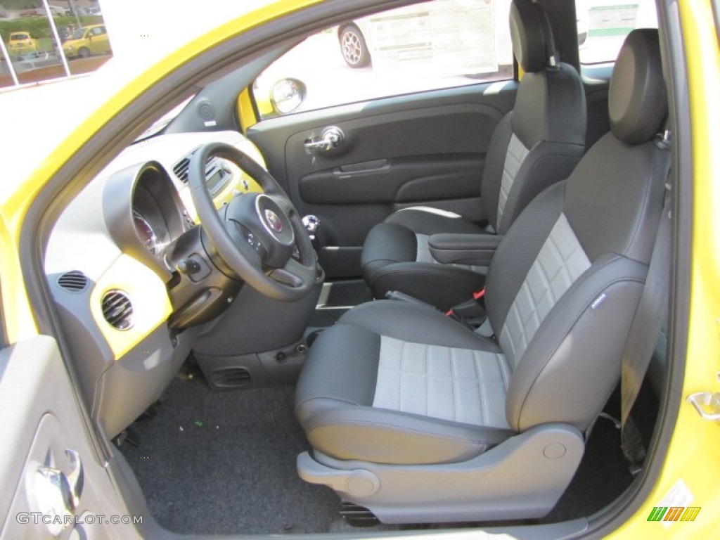 Sport Tessuto Nero/Nero (Black/Black) Interior 2012 Fiat 500 Sport Photo #56321665